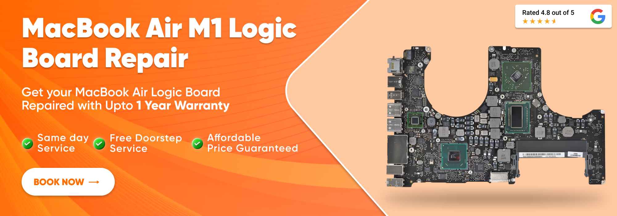 MacBook Air M1 Logic Board Repair in Delhi | Chip Level Experts - Maclogic Board Repair Estimate Near Location